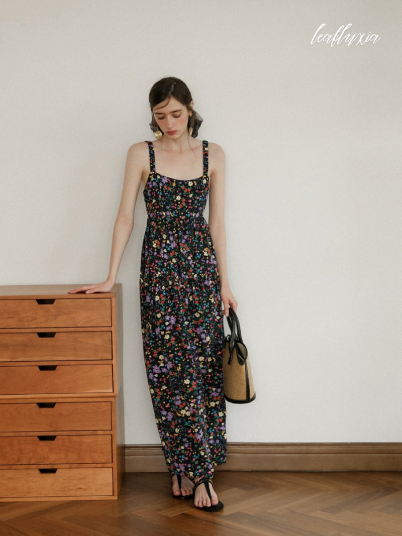 Ethereal Floral Lounge Dress