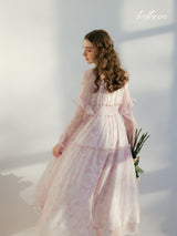 Blushing Petal Harmony Dress