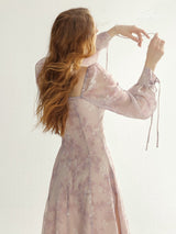 Petal Veil Square Dress