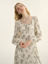 Moonlit Garden Elegance Dress