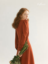 Terracotta Elegance Dress