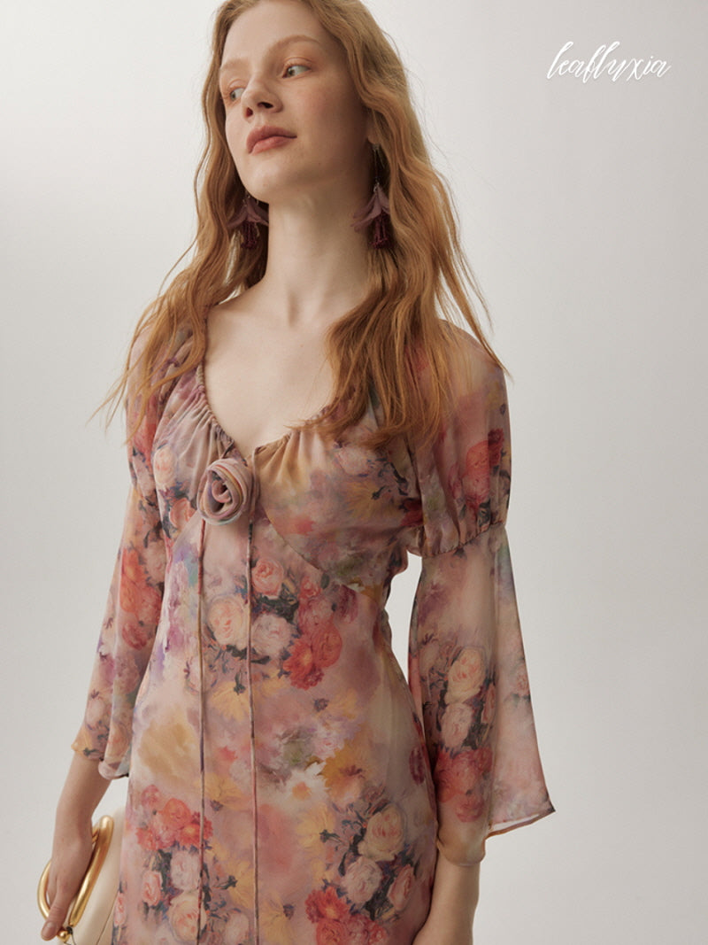 Dusky Petal Dress