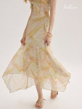 Aurora Blossom Whisper Dress