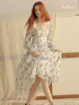 Lavender White Elegance Dress