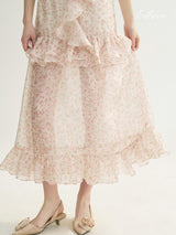 Blush Petal Halter Dress
