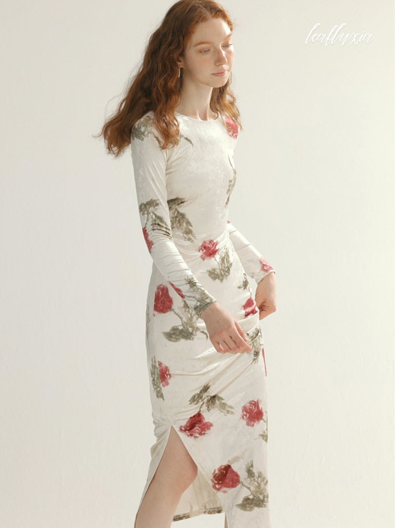 Rose & Beauty Midi Dress
