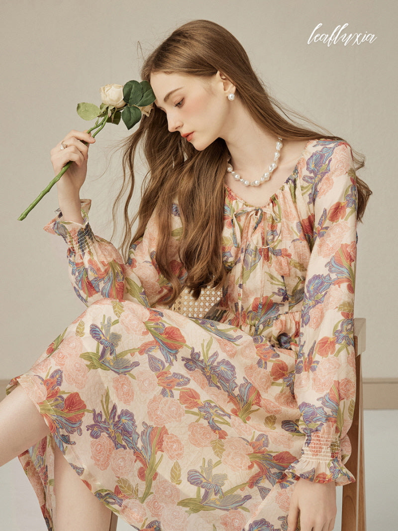 Spring Serenade Floral Dress