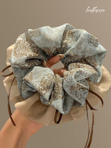 Éloane Baroque Bloom Scrunchie