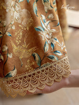 Amber Meadow Round Tablecloth