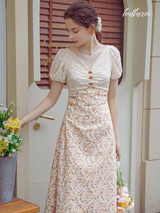Spring Melody Puff Dress