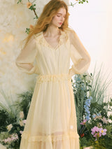 Soft Honey Beige Lumina Dress