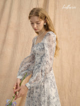 Frosted Petal Grace Dress