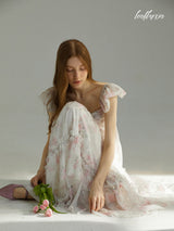 Dreamy Petal Ruffle Dress