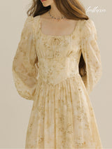 Sunlit Blossom Gown Dress