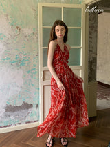 Red Bloom Sonata Dress