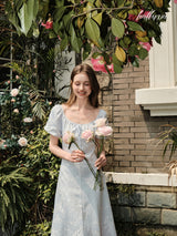 Arctic Serene Bloom Dress