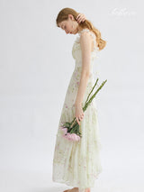 Whispering Mint Blossom Dress