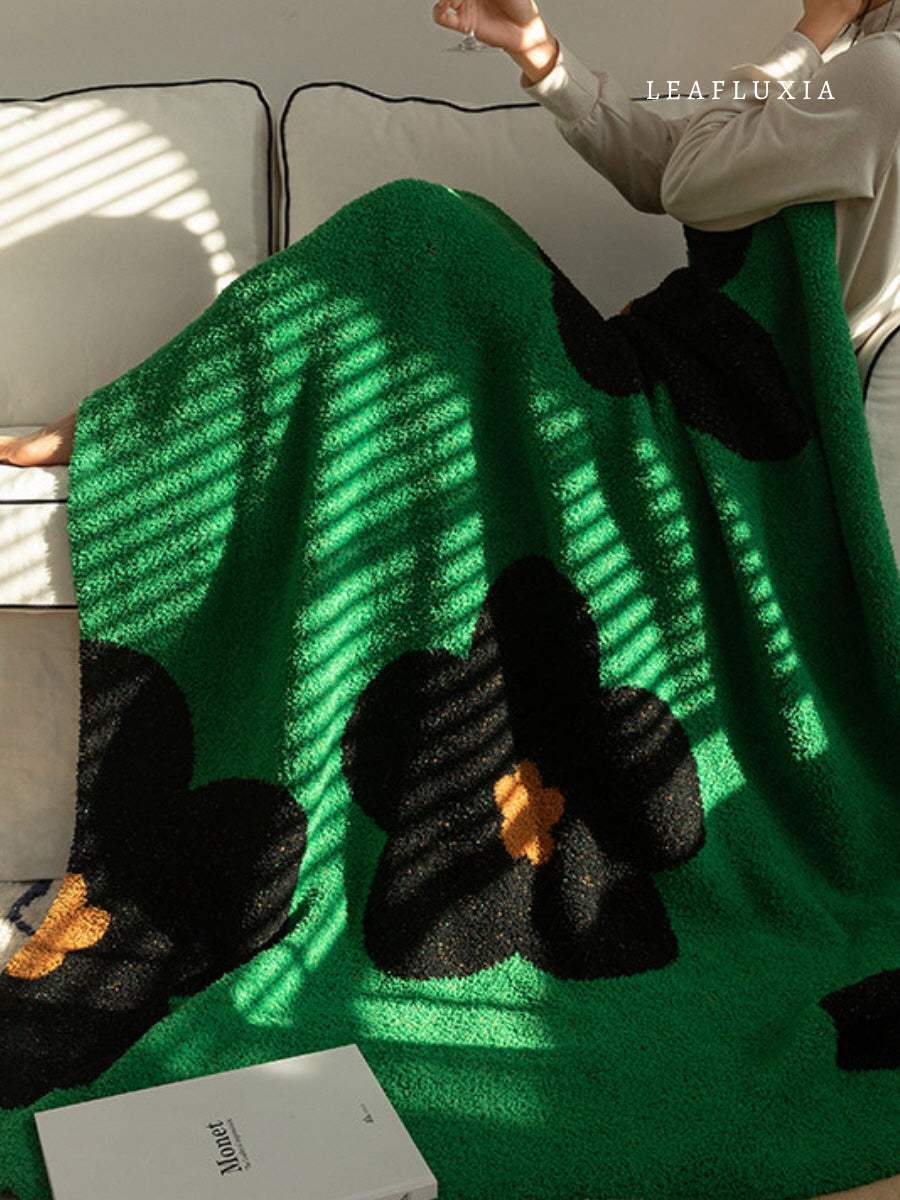Meadow Bloom Knit Blanket