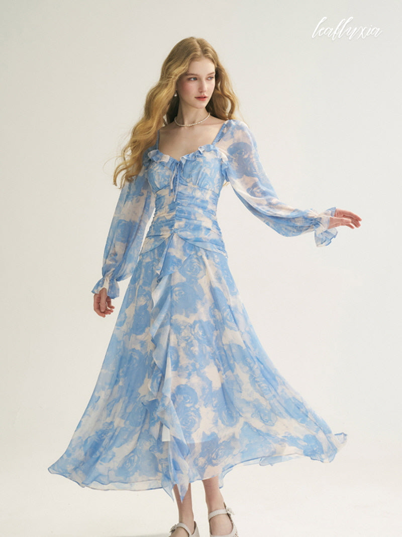 Blue Garden Serenade Dress