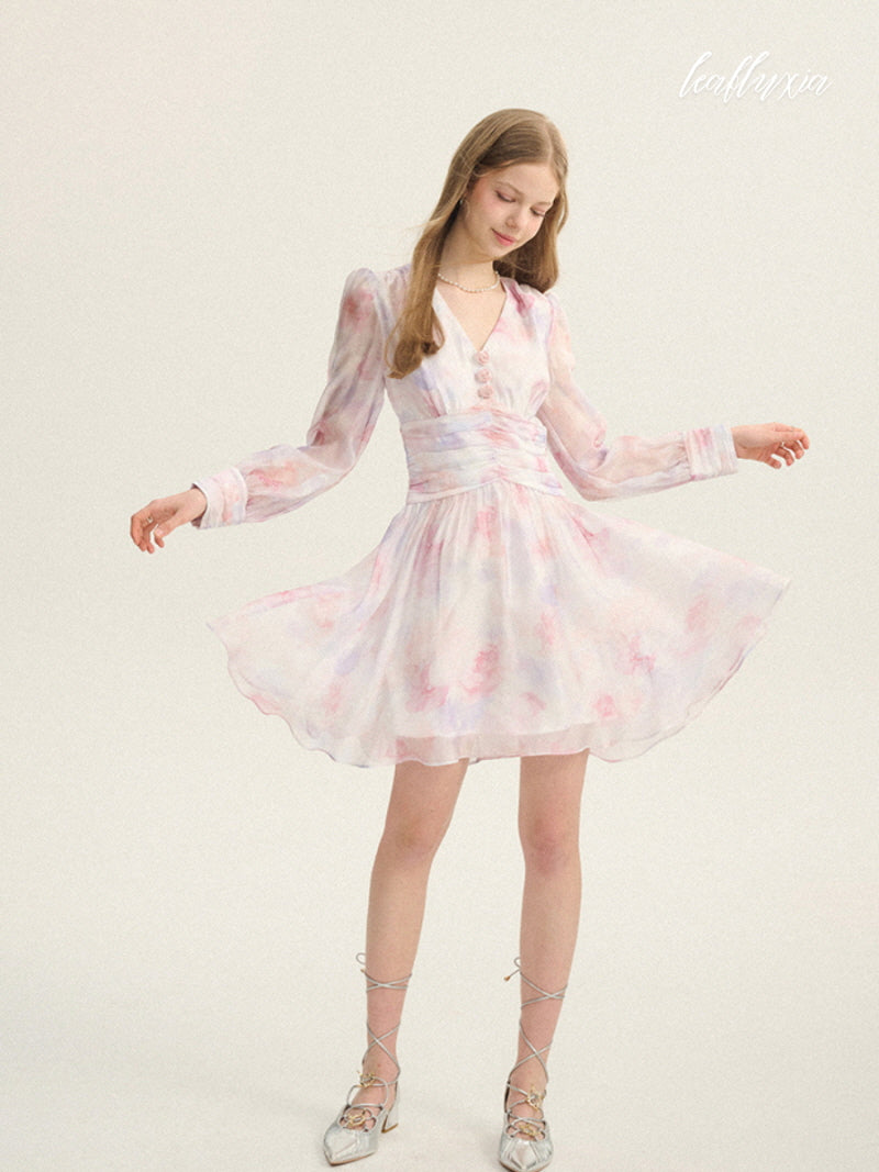Blush Petal Mini Dress