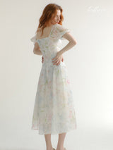 Ivory Petal Garden Dress