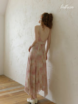 Pastel Elegance Floral Dress