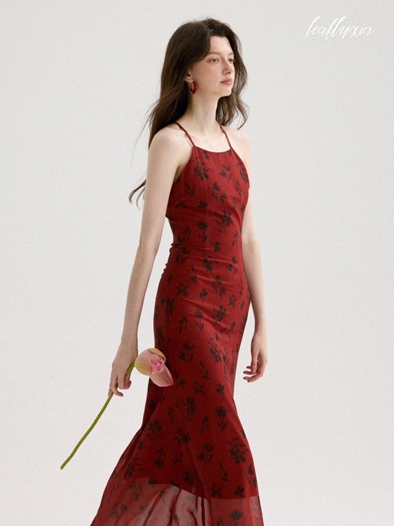 Rosé Noir Reverie Dress