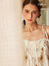 Golden Sketch Lounge Dress