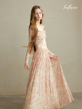 Ethereal Rose Dusk Dress