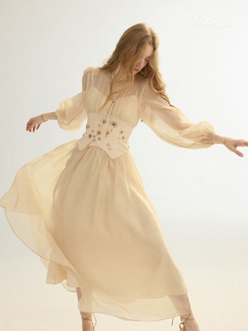 Aurelia Bloom Corset Dress