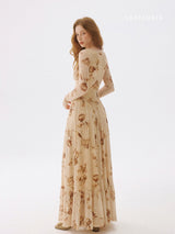 Sepia Wildflower Dress