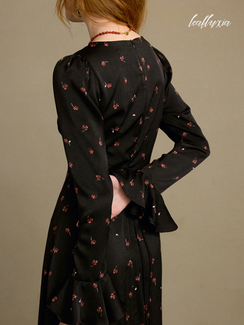 Midnight Rose Whisper Dress