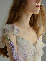 Lilac Meadow Blooms Dress