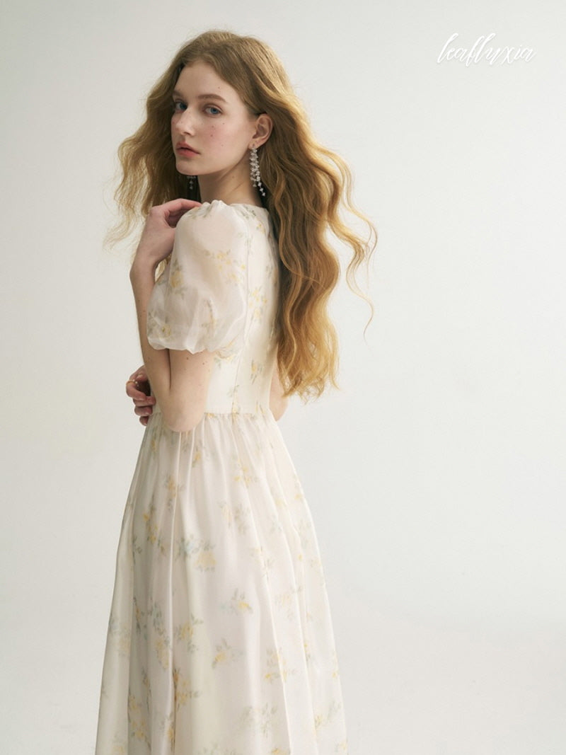 April Poem Puff Dress