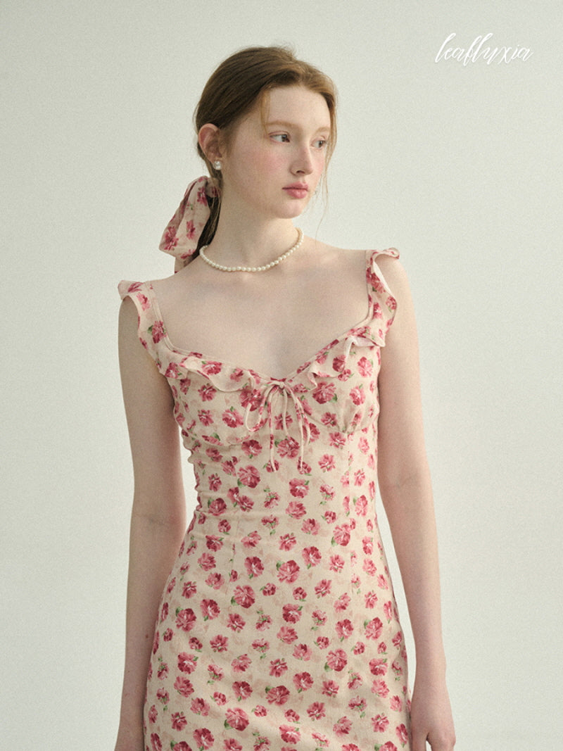 Rose Whisper Lounge Dress