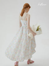 Misty Blossom High-Low Dress