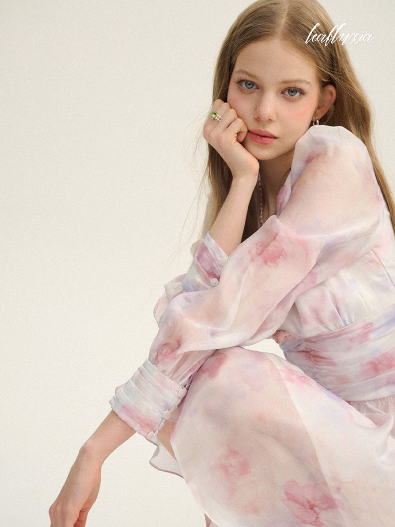 Blush Petal Mini Dress
