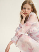 Blush Petal Mini Dress