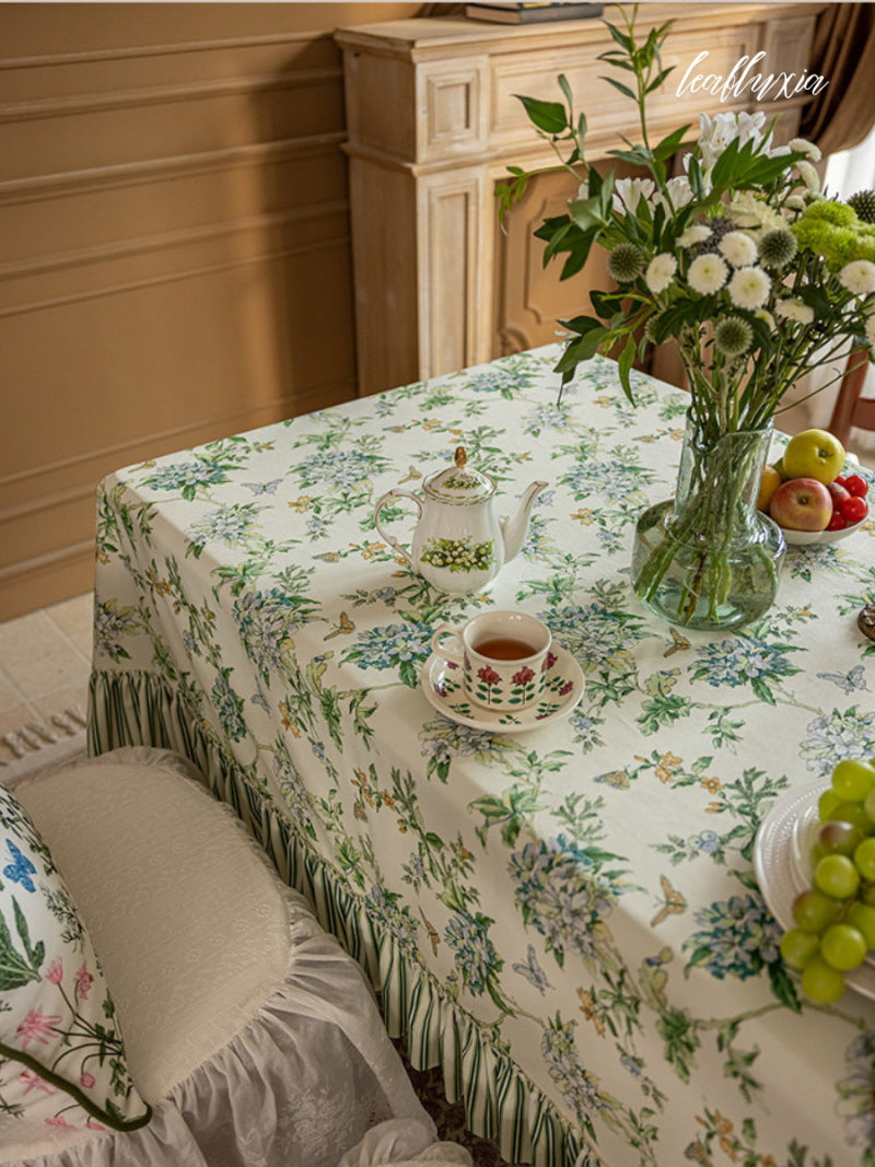 Meadow Ruffle Tablecloth