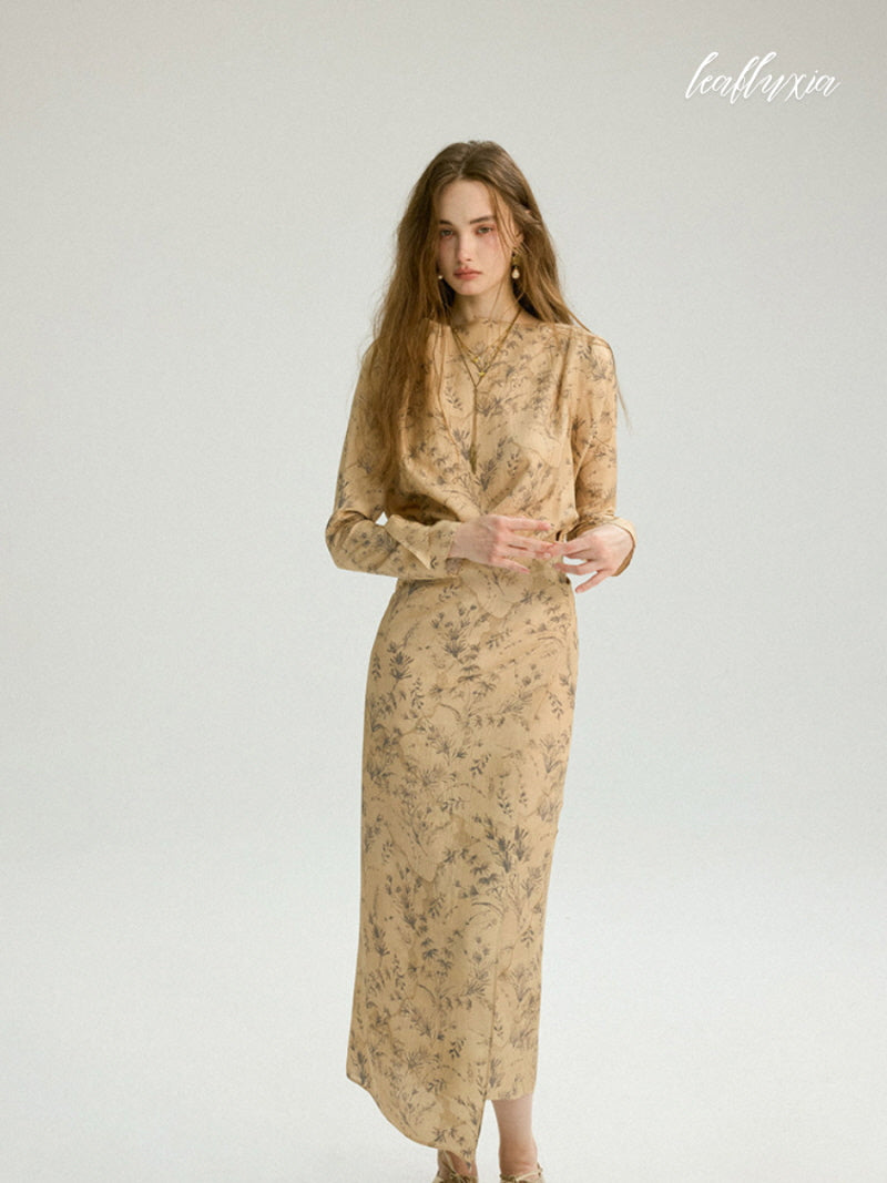 Autumn Herb Reverie Dress