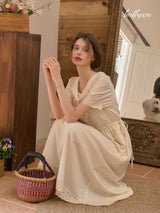 Vanilla Cream Lace Dress