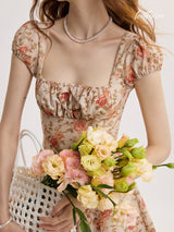 Rosé Charm Mini Dress