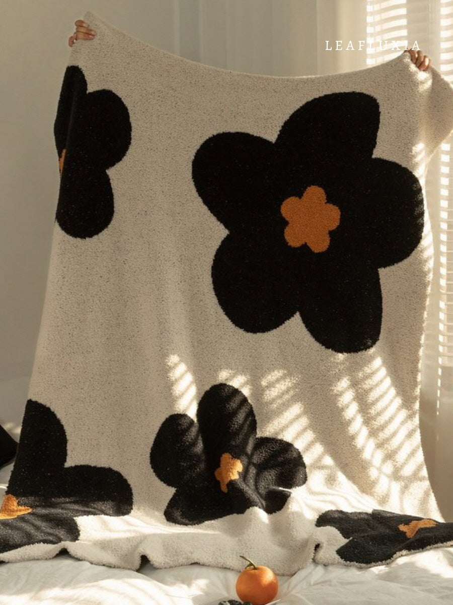 Meadow Bloom Knit Blanket