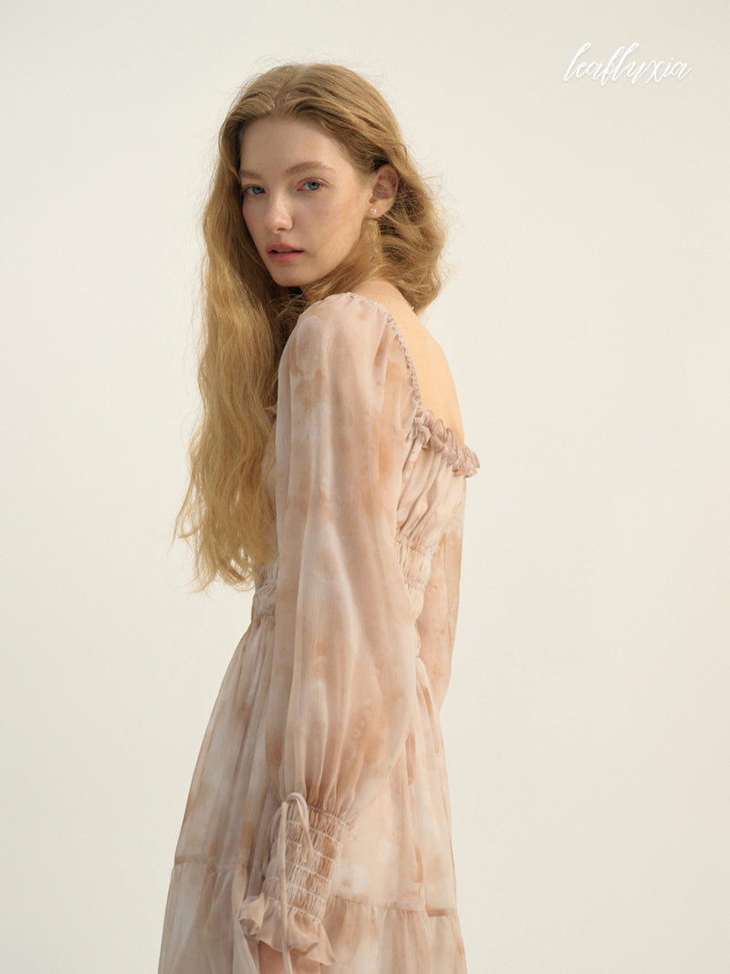 Whispering Breeze Chiffon Dress