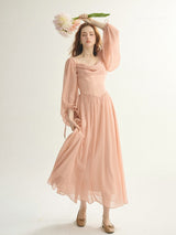 Soft Coral Grace Dress