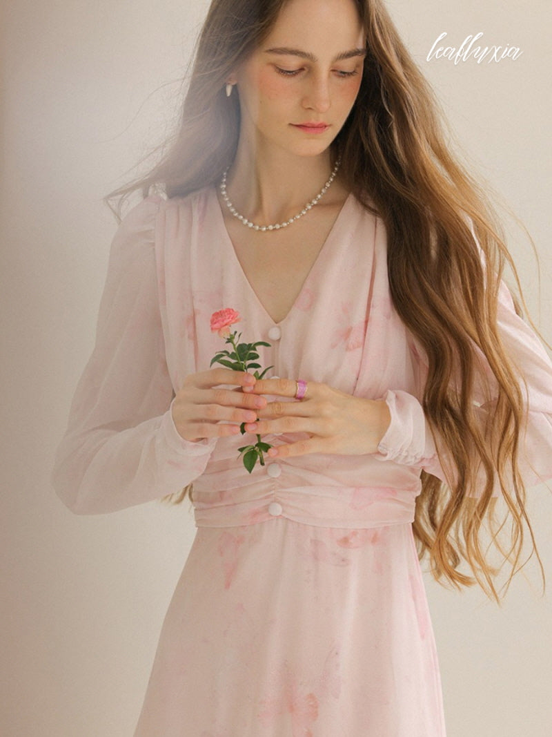 Petal Whisper Maxi Dress