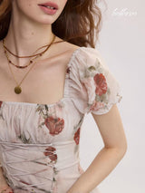 Petal Serenade Mini Dress