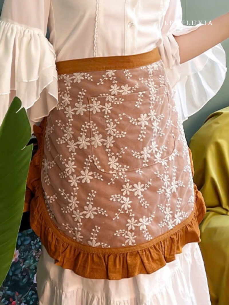 Autumn Bloom Half Apron