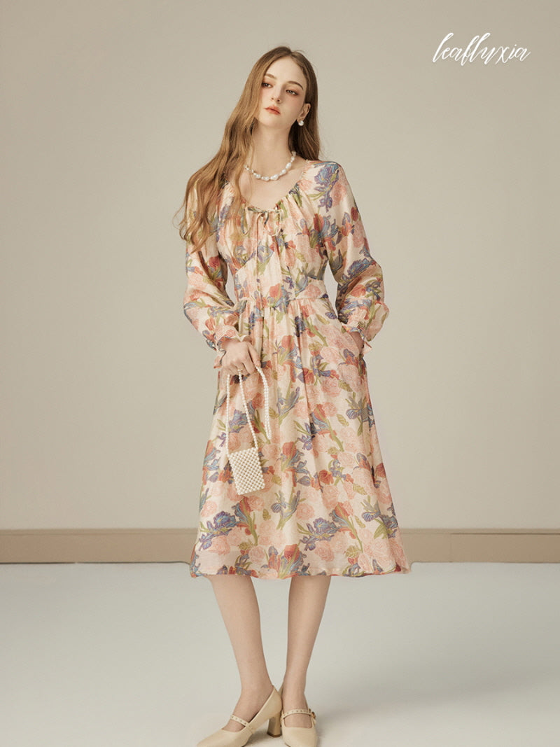 Spring Serenade Floral Dress