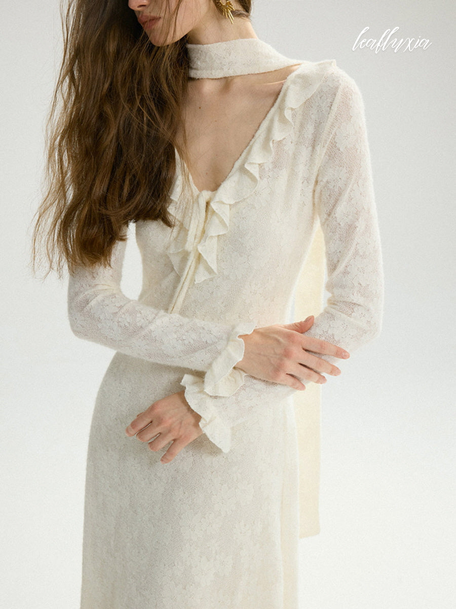 Ivory Lace Reverie Dress